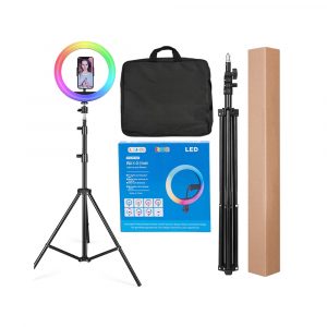 10 inch ring light with tripod