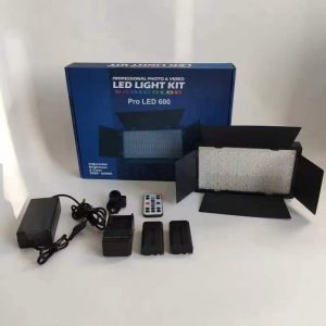 HOT Pro LED 600 Photo Studio Video Light Recording Lighting Kit With Photography Panel Photographi Lamp For Game Live